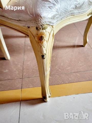 Италианско бароково кресло 035, снимка 6 - Столове - 44303121
