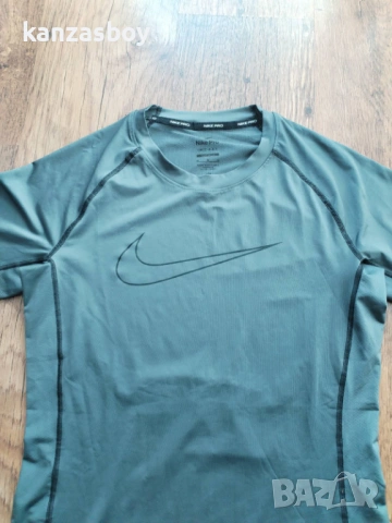  Nike Pro Dri-FIT Men s Tight Fit Short-Sleeve Top - мъжка тениска р- р М, снимка 5 - Тениски - 54242415