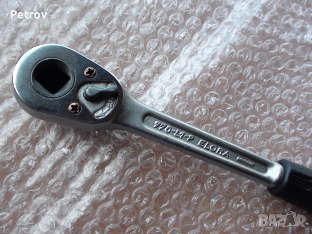 ELORA 770-L1-P - MADE IN GERMANY - 1/2" ПРОФЕСИОНАЛНА ВИСОКОКАЧЕСТВЕННА Тресчотка / ORIGINAL/GERMANY, снимка 2 - Гедорета - 44643916
