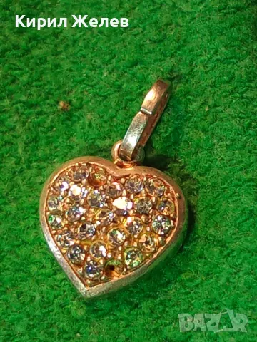 СТАР ФИН СРЕБЪРЕН ПЕНДАНТ СЪРЧИЦЕ СРЕБРО ВИСОКА ПРОБА ИНКРУСТИРАН с БЛЕСТЯЩИ ЦИРКОНИ 48596, снимка 11 - Колиета, медальони, синджири - 48901710