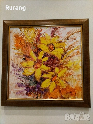 Авторски картини Маслена живопис,, Слънчеви Сезони ", снимка 18 - Картини - 53899328