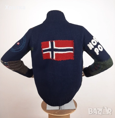 Napapijri North Pole Expedition - Оригинална мъжка жилетка с цип р-р M, снимка 4 - Пуловери - 52421159