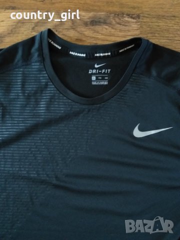 Nike Dry Miler Running Top - страхотна мъжка тениска КАТО НОВА, снимка 3 - Тениски - 30103602