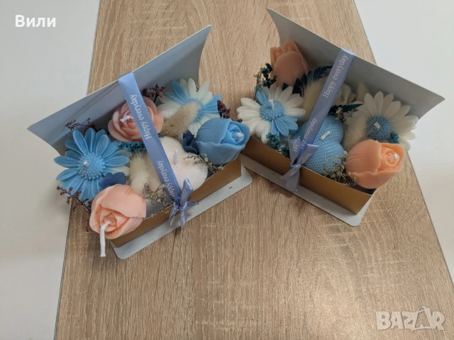 Ароматни свещи и букети с внимание към детайла, снимка 4 - Декорация за дома - 50482298