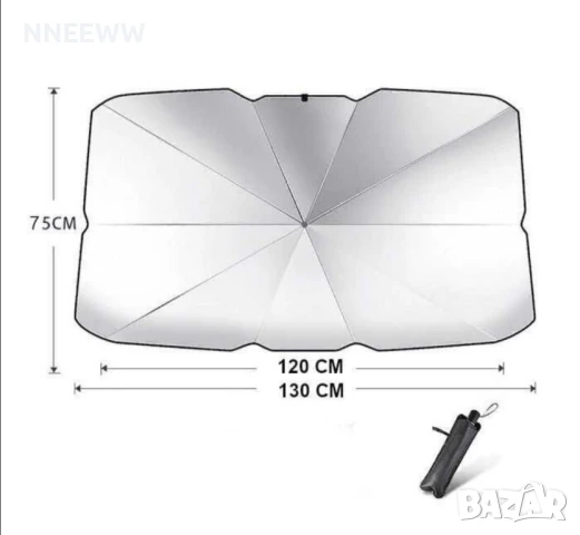 Сенник за предно стъкло - чадър, снимка 5 - Аксесоари и консумативи - 51024355