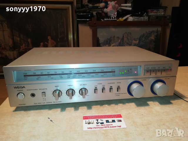 WEGA R350SH 350watt receiver-made in west germany 1509211958, снимка 4 - Ресийвъри, усилватели, смесителни пултове - 34145809