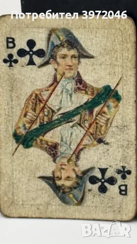 Антикварно мини тесте карти /1880-1920/, снимка 7 - Антикварни и старинни предмети - 49571278