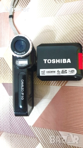Видеокамера TOSHIBA Camileo P10 HD, снимка 2 - Камери - 52806280