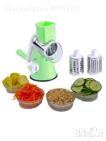 Интересно ренде тип ръчна мелничка с 3 рендета от неръждаема стомана / Размер на продукта: 26 * 11 *, снимка 12 - Аксесоари за кухня - 53088605