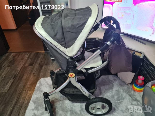 детска количка Carra lusso 3 в 1, снимка 12 - Детски колички - 44246298