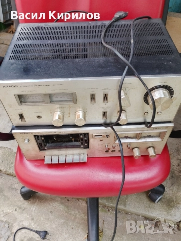 Касетофон Хитачи и Усилвател Хитачи 