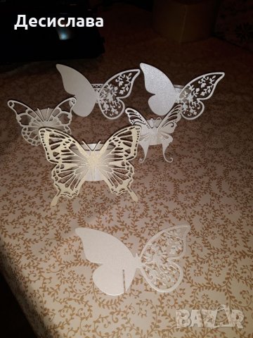 Пръстени за салфетки - различни модели на пеперуди, снимка 1 - Други - 35495561