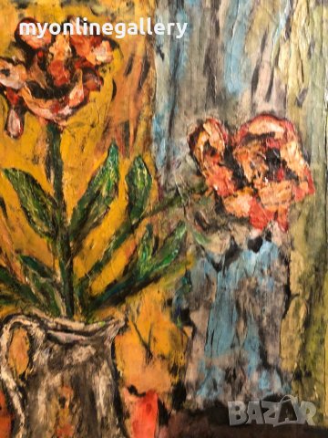 много Стара картина масло на платно, снимка 4 - Картини - 38495404