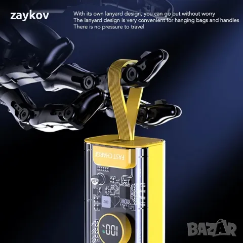 RiToEasysports Portable Power Bank, 22.5W PD Fast Charge Power Bank, преносимо външно 20000mAh, снимка 5 - Външни батерии - 49434919