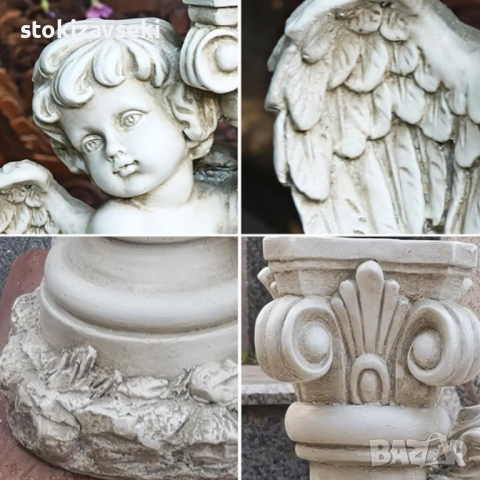 Соларна лампа ангел - елегантна декорация за всеки двор, снимка 7 - Градински мебели, декорация  - 54083145