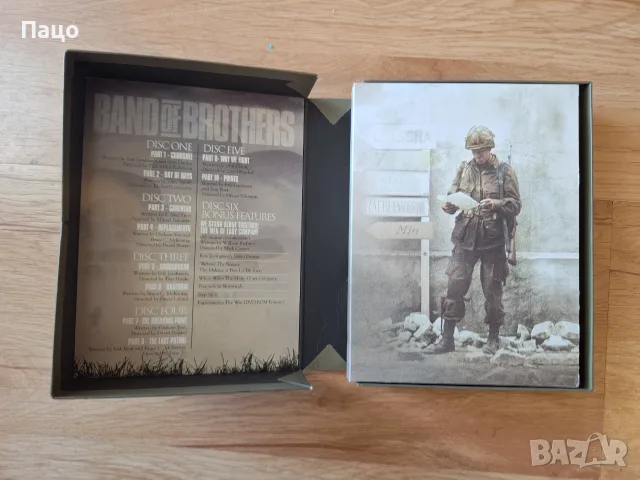 Band of Brothers - the Complete Series Commemorative Gift Set DVD филм бокс сет, снимка 5 - DVD филми - 55771015