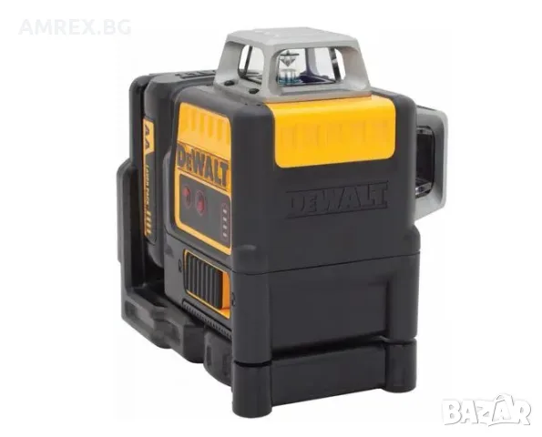 Линеен лазер DeWALT DCE0811D1R – 12 V XR, 2×360°, червен лъч, 20 м, батерия + TSTAK