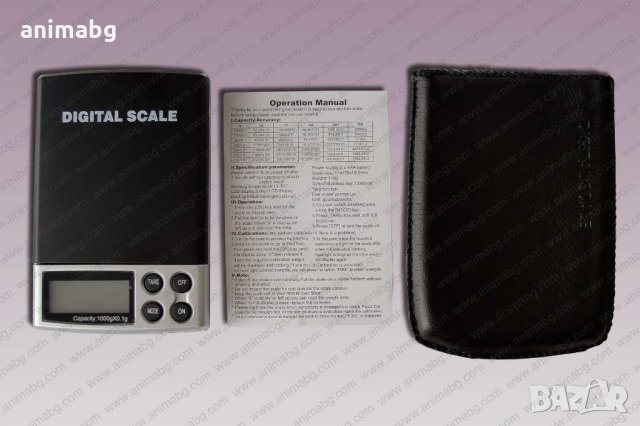 ANIMABG Везна от 0,1g до 1kg, снимка 3 - Други - 2319985