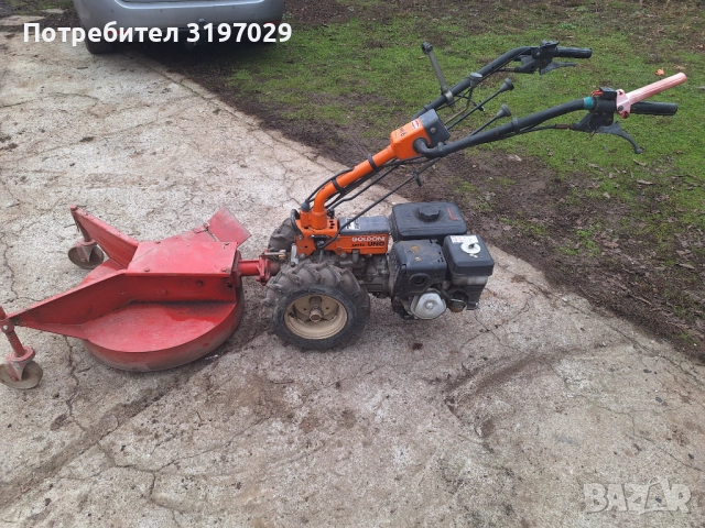 Косачка роторна Goldoni 9 к.с. мотоблок, снимка 3 - Градинска техника - 52877428