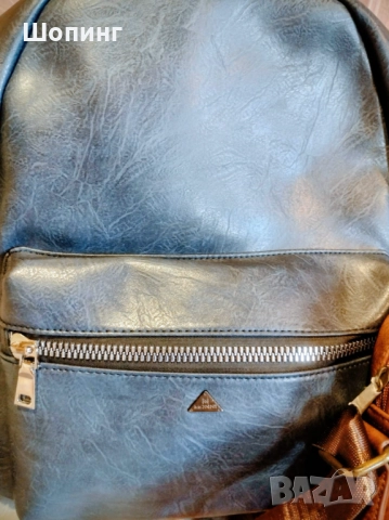 Нова Луксозна кожена раница, снимка 3 - Раници - 51756808