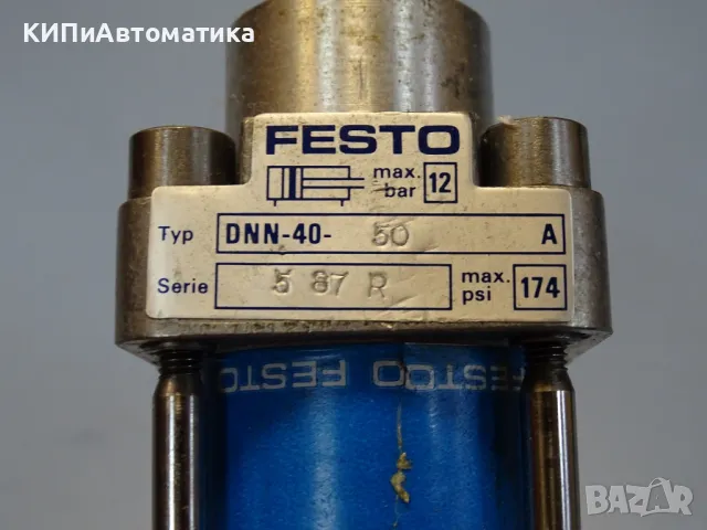 Пневматичен цилиндър Festo DNN-40-50-A pneumatic cylinder, снимка 3 - Резервни части за машини - 47676005
