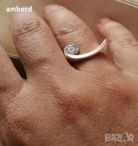 Уникален сребърен пръстен - модел R097, снимка 2 - Пръстени - 51987258