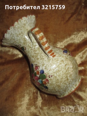 Керамична ваза ,ръчно изработена и рисувана, снимка 7 - Вази - 34916514