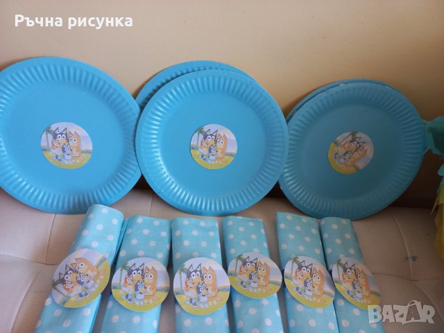 Украса тема Бинго и Блуи, снимка 6 - Декорация за дома - 42036526