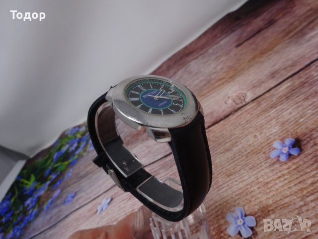Кварцов часовник BENETON с механизъм BULOVA, 6 камъка, снимка 5 - Дамски - 38340331