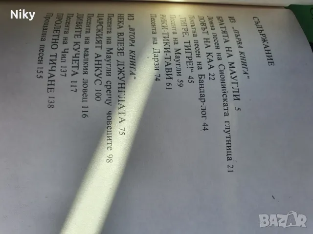 Книга за джунглата , снимка 5 - Детски книжки - 49494772