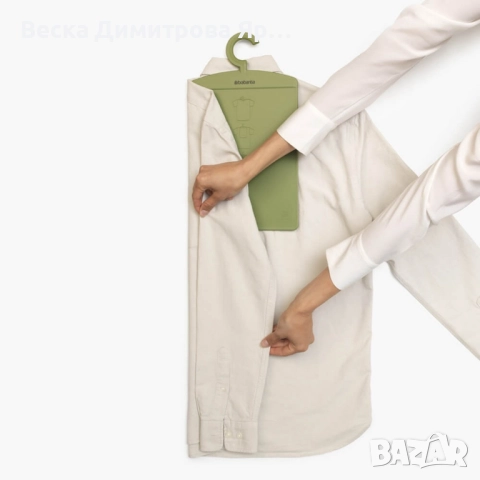 Компактна приставка за прецизно сгъване на ризи и тениски Brabantia, снимка 10 - Други стоки за дома - 52564818