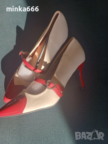 Дамски обувки с ток., снимка 3 - Дамски обувки на ток - 52814097