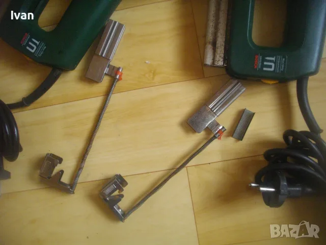BOSCH PTK19E НЕМСКИ ОРИГИНАЛ СТАРО КАЧЕСТВО ЕЛ. ТАКЕР БОШ КОМБИНИРАН С ЕЛ. КОНТРОЛ И РЕГУЛАЦИЯ УДАР, снимка 18 - Други инструменти - 56121558