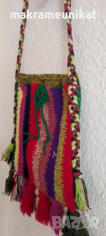 Продавам плетена торба за народна носия, декорация за механа, битов кът, , снимка 2 - Декорация за дома - 49235222
