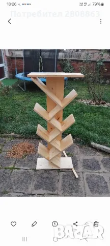 Рафт за книги , библиотека етажерката , снимка 2 - Етажерки - 38837778