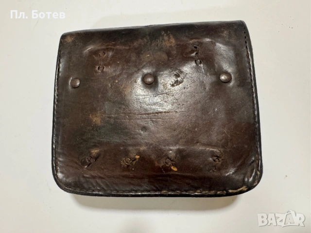 Стара кожена паласка, снимка 4 - Антикварни и старинни предмети - 54358532