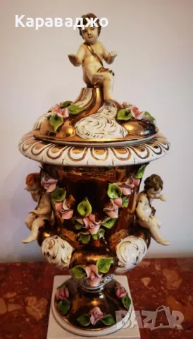 Голяма Порцеланова Декорация, снимка 3 - Вази - 48338031