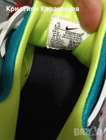 Обувки NIKE / НАЙК 39 номер, снимка 5 - Маратонки - 55944609