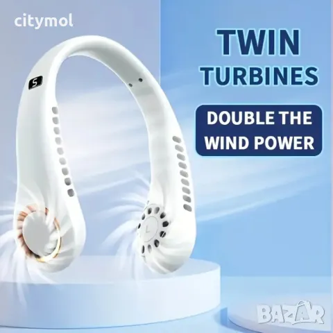 Персонален въздушен охладителза врата, LED дисплей, 5-скоростен вентилатор