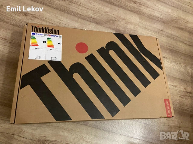 Lenovo ThinkVision E24-28 23.8” IPS Full HD монитор (неизползван), снимка 6 - Монитори - 53338802