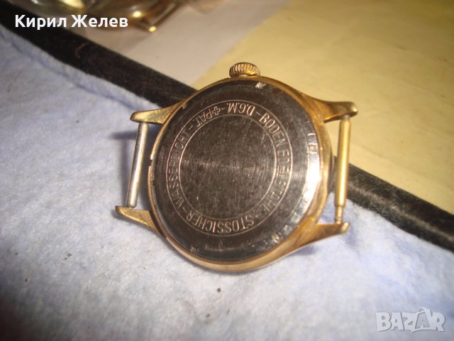 Walbusch LUXUS WATER PROOF 17 RUBIS DUROBLOC ANTIMAGNETIC ПОЗЛАТЕН ШВЕЙЦАРСКИ ВИНТИДЖ ЧАСОВНИК 26933, снимка 2 - Антикварни и старинни предмети - 36729445