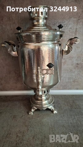 Руски самовар на дървени въглища , снимка 1