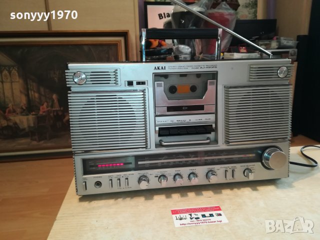 поръчан-AKAI-КОЛЕКЦИОНЕРСКА РЕТРО МАШИНА 1310211446, снимка 4 - Радиокасетофони, транзистори - 34449819
