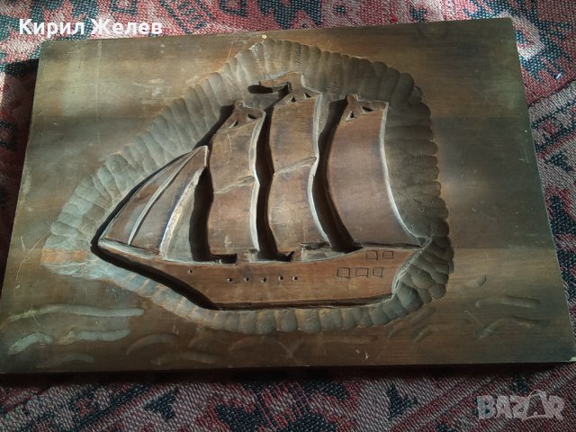Картина дървена стара 40560, снимка 6 - Колекции - 42314838