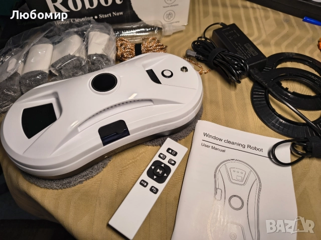Робот за почистване на прозорци, Автоматично пръскане с вода, Всмукателна мощност 5600 PA, , снимка 3 - Други - 52105915