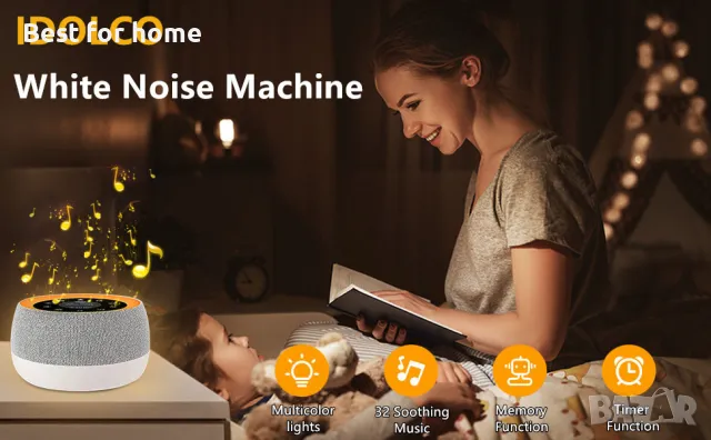 Машина за бял шум с нощна лампа SEHSTAR , снимка 10 - Други - 48424399