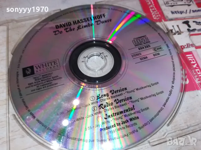 DAVID HASSELHOFF CD-ВНОС GERMANY 1305252227, снимка 4 - CD дискове - 50277441