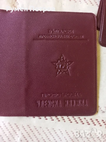 Профсъюзни членски книжки, БГ, соц.., снимка 2 - Антикварни и старинни предмети - 51130554