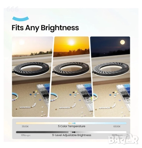 Лупа със светлина и стойка., снимка 7 - Друга електроника - 52861257