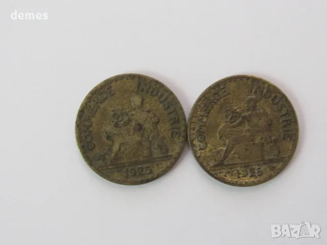 Сет Франция - 50сантима BON POUR, 1925 г. - 233 D, снимка 3 - Нумизматика и бонистика - 55780218